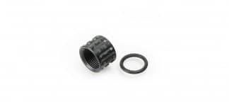 Lantac TP-Pro Knurled Thread Protector Black DLC