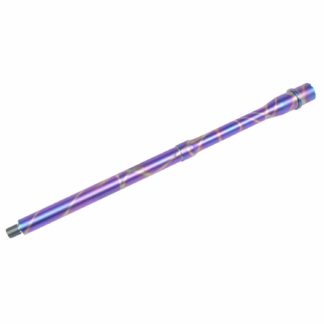 16″ 5.56MM 1:7 TWIST M4 4150 BARREL (RAINBOW PVD COATED) (TIE DYE PATTERN)