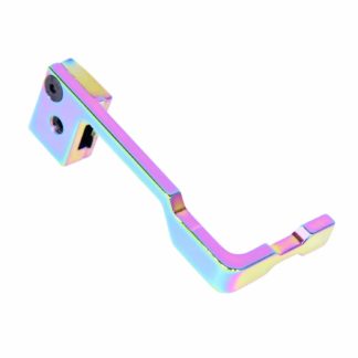 AR-15 EXTENDED BOLT CATCH RELEASE (RAINBOW PVD COATED)