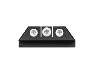 Night Fision Night Sight Set for Glock 42/43/43X – White Front Ring, White Rear Rings