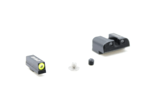 ANGRY BEAR ARMS LOW PROFILE TRITIUM FRONT W/ TRITIUM REAR SMALL FRAME FOR GLOCK